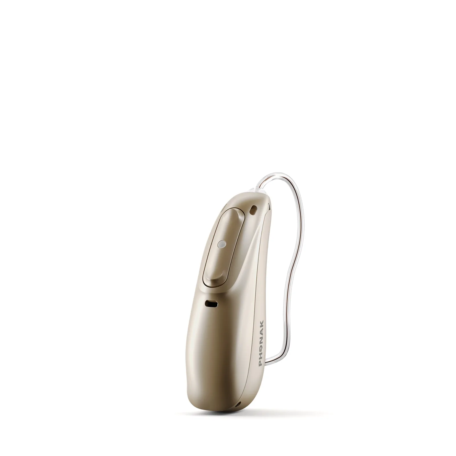 Phonak Terra Plus 迷你耳掛(RIC)經濟款充電助聽器,香檳金色